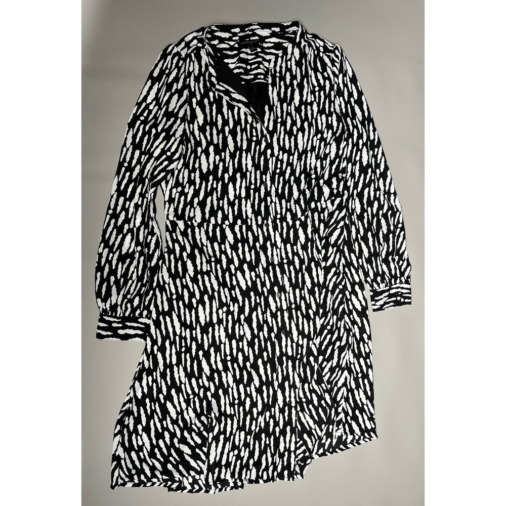 Banana Republic Women's M Collared‎ Button-Front Long Sleeve Blouse Tunic